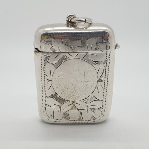 Silver plated vesta - vesta, case