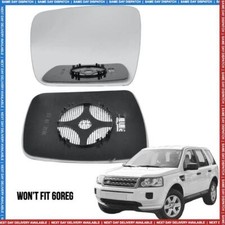 Land Rover Freelander Left wing mirror glass 11-14 won't fit 60 reg Heated