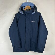 Berghaus Womens UK8 Cornice Gore-Tex Waterproof Jacket Blue Outdoors Hiking Trek