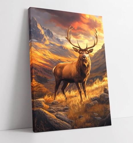 Majestic stag standing - standing, in