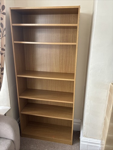 Book shelf oak effect - book,