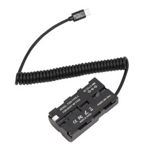 NP-F550 Dummy Battery+Type-C Power Supply Spring Wire (Fully Decoded) for Sony P