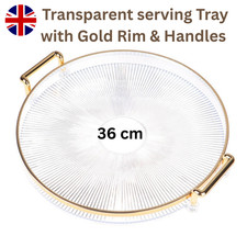 Elegant Round Clear Plastic