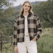 Vintage mohair sweater jacket - mohair,