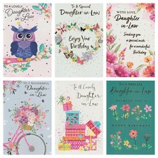 Daughter In Law Birthday Card ~ To A Special Daughter In Law ~ Various Designs