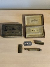 Vintage 1920's Gillette Mayfair De Luxe Safety Razor Set Boxed “Made In England”