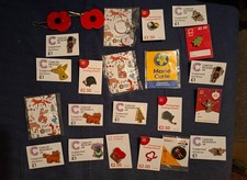 Charity pin badges x20 plus x2