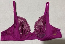M&S ROSIE AUTOGRAPH JASMINE EMBROIDERED UNDERWIRED PLUNGE BRA In DK RASP 34A