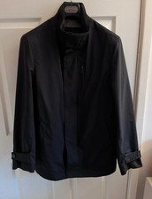 Men's M&S black jacket marks and Spencer collezione inspired by Italy coat