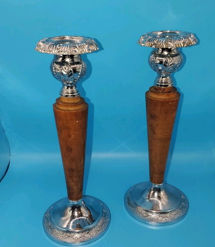 Vintage 1940 50s pair wood - vintage,