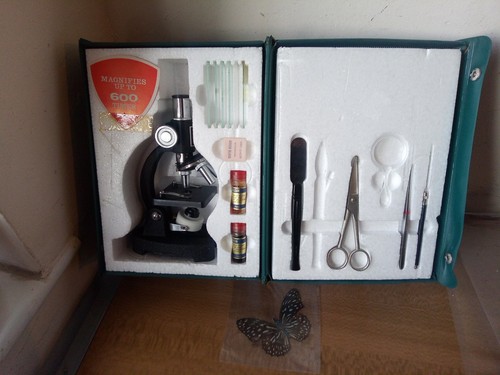 Vintage childrens microscope - childrens,