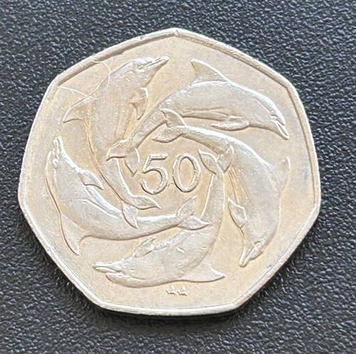 1997 gibraltar 50p fifty pence - 50p,