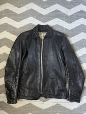 Vintage RARE 1960’s Tailored By Bates California Leather Jacket Black