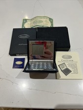 Dalvey Scotland Leather Calculator Multi Functional Alarm Clock And Calendar.