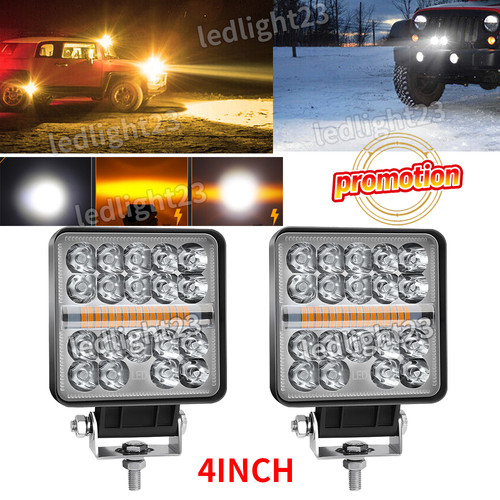 2x4 led amber - amber, work