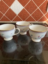 Three Wedgewood Bone China Cups