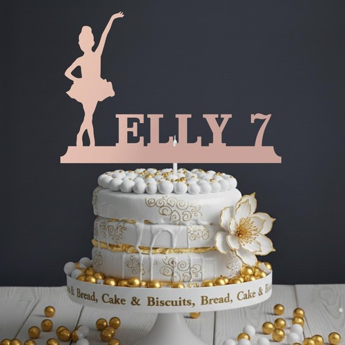 Ballerina cake topper - cake,