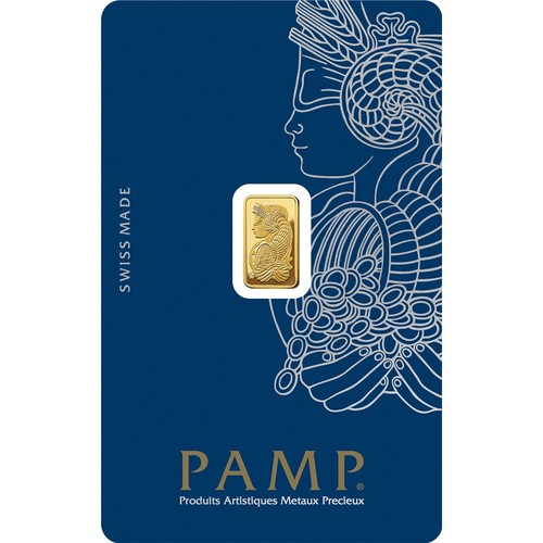 Pure gold bar - pamp, swiss