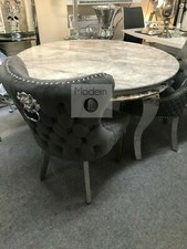Louis round dining table with
