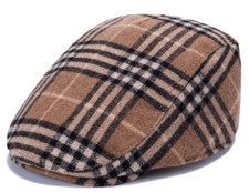 Mens Flat Caps Herringbone
