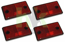 4 x Red Rear Reflectors for