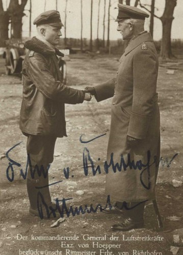 Manfred von richthofen - richthofen, signed