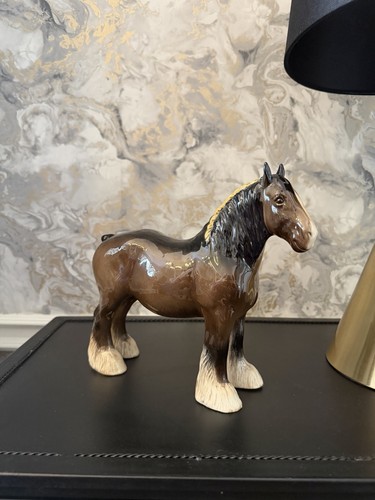 Large beswick shire horse - beswick,