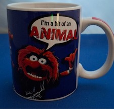 THE MUPPETS: I'm A Bit Of An Animal Ceramic Mug. VGC