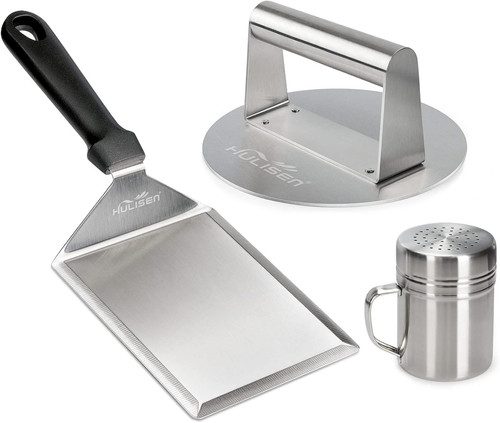 Burger kit stainless steel - burger, kit,