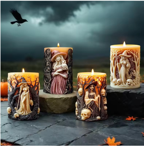 Halloween silicone molds - silicone,