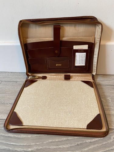 Vintage brown leather - vintage, 60's