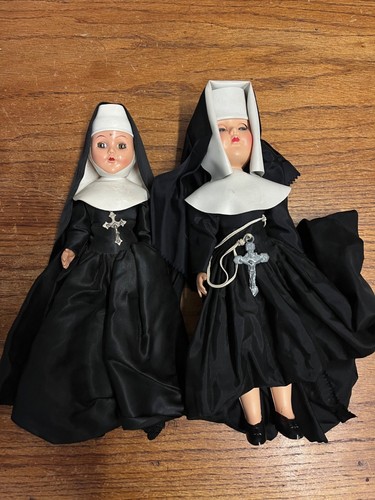 Vintage catholic nun doll - doll, hard