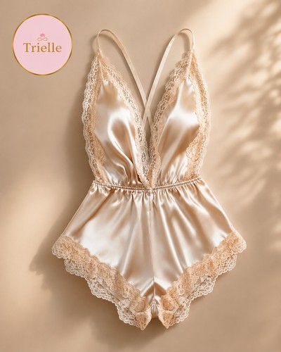 The élodie champagne - champagne, satin