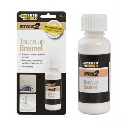 White enamel touch paint - touch,