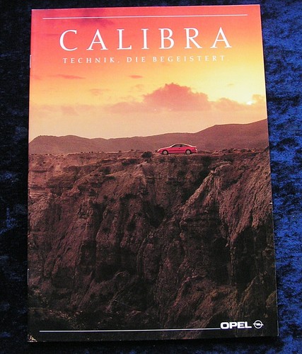 Opel calibra brochure 1990 - brochure, 5.1990
