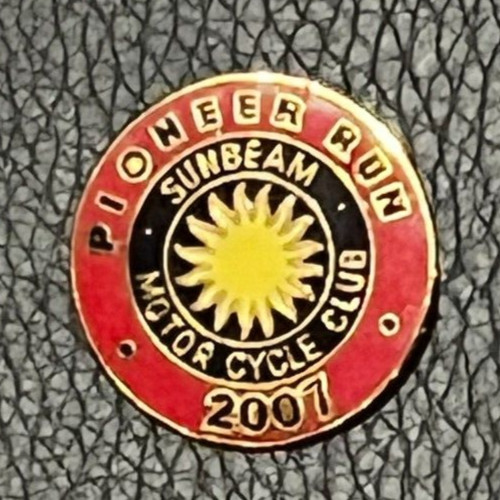 Motorcycle pin badge sunbeam - motorcycle,