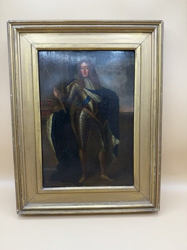Antique portrait oil painting - antique,