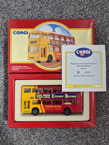 Limited edition corgi metrobus - limited,