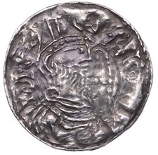 Saxon, Edward the Confessor, Pointed Helmet Type Penny Lewes Mint, Oswold.