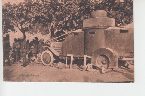 Ww1 automobil blindata - automobil,