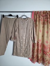 Limelight Designer Pakistani Salwar Kameez Ready Made Suit Size Small 10