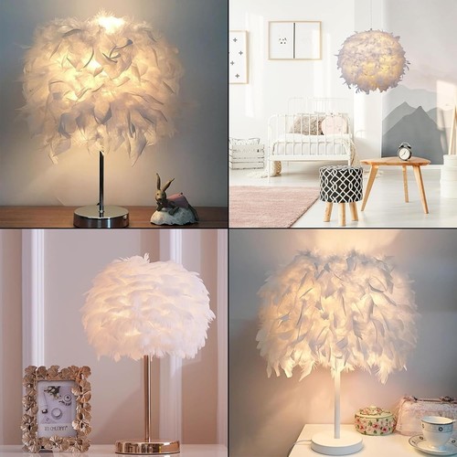 Feather light shade 30cm - feather,