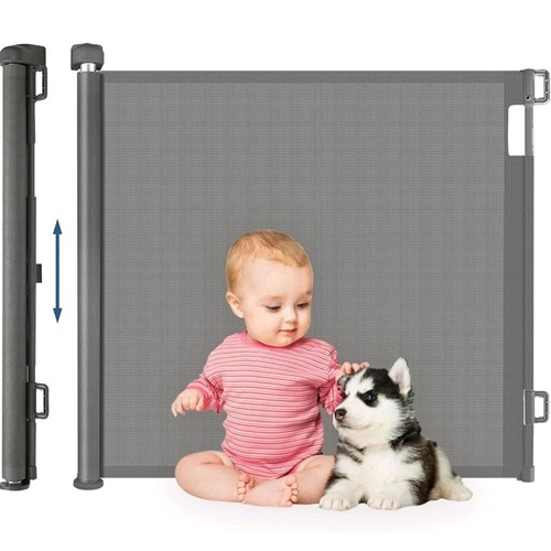 Retractable stair gate 140cm - retractable,
