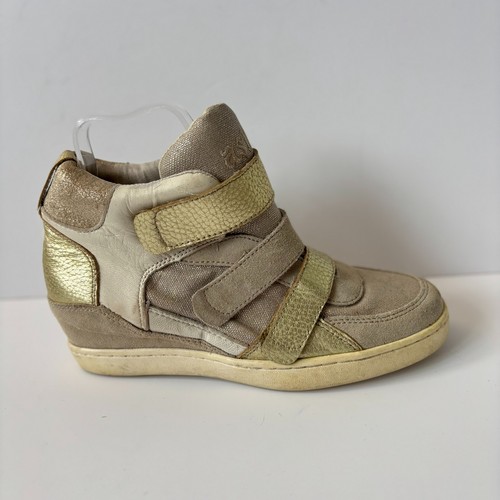 Ash kiv trainers wedge leather - trainers,