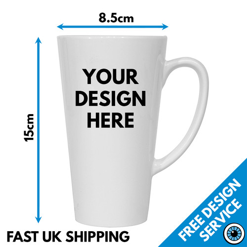 Custom printed 17oz latte - printed,