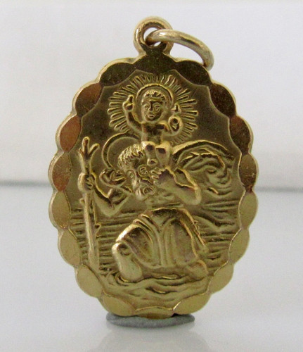 9ct gold pendant vintage - pendant,