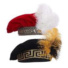 Unisex Medieval Tudor Hat with