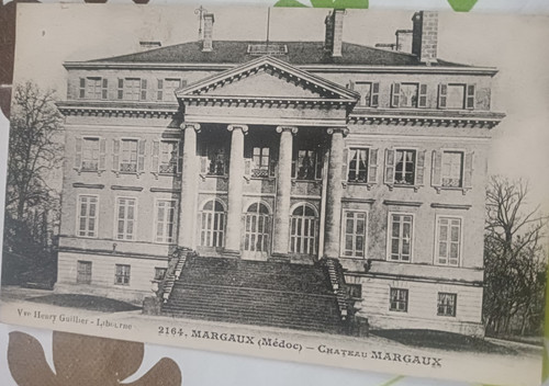 Old postcard le chateau - old,