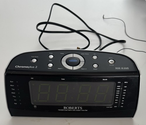 Clock radio roberts chronoplus - clock,