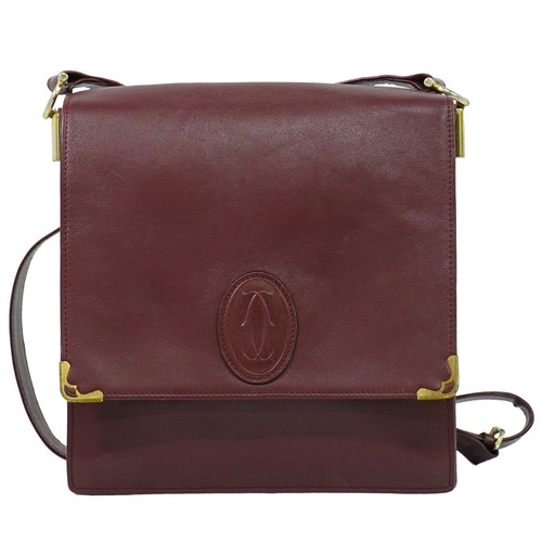 Cartier must leather shoulder - cartier,